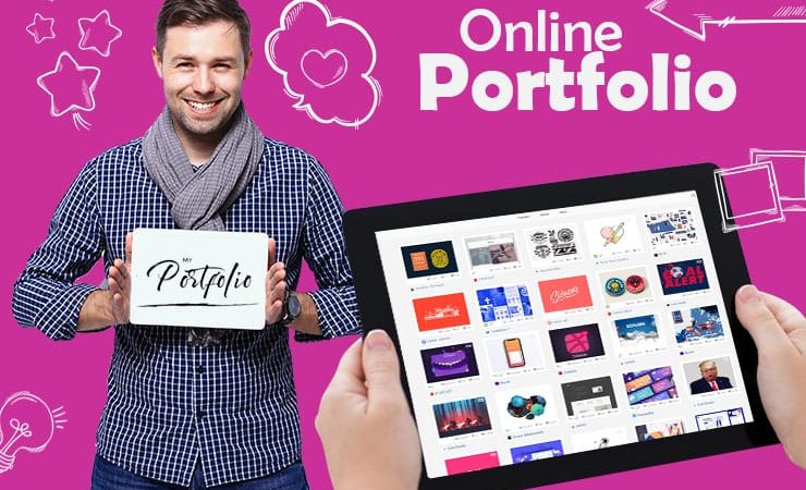 Present your Designing work online through online Portfolio