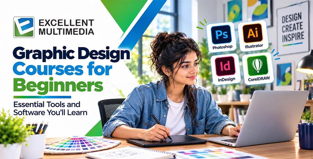 You are currently viewing Graphic Design Courses for Beginners: Essential Tools and Software You’ll Learn