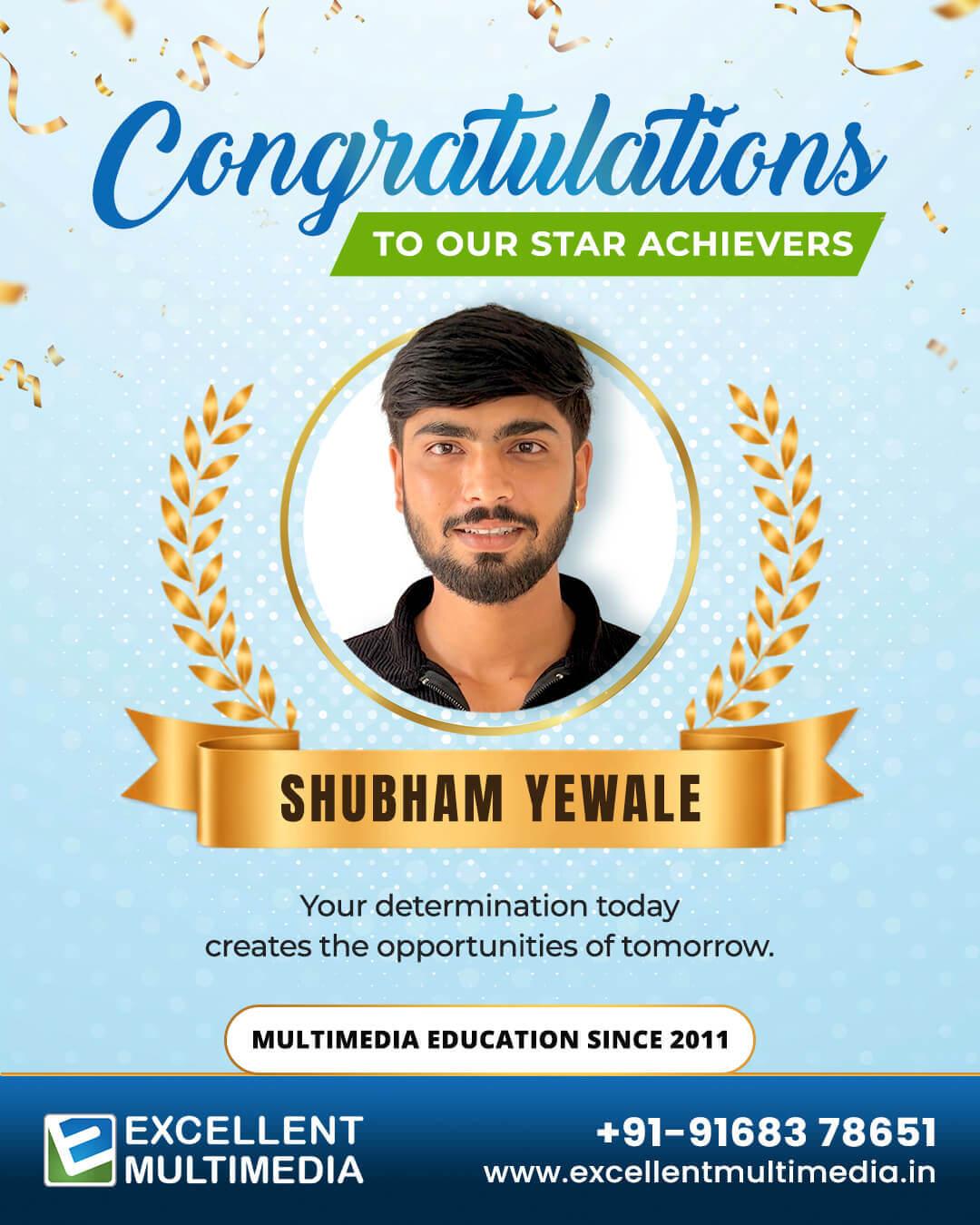 9 Shubham Yewale